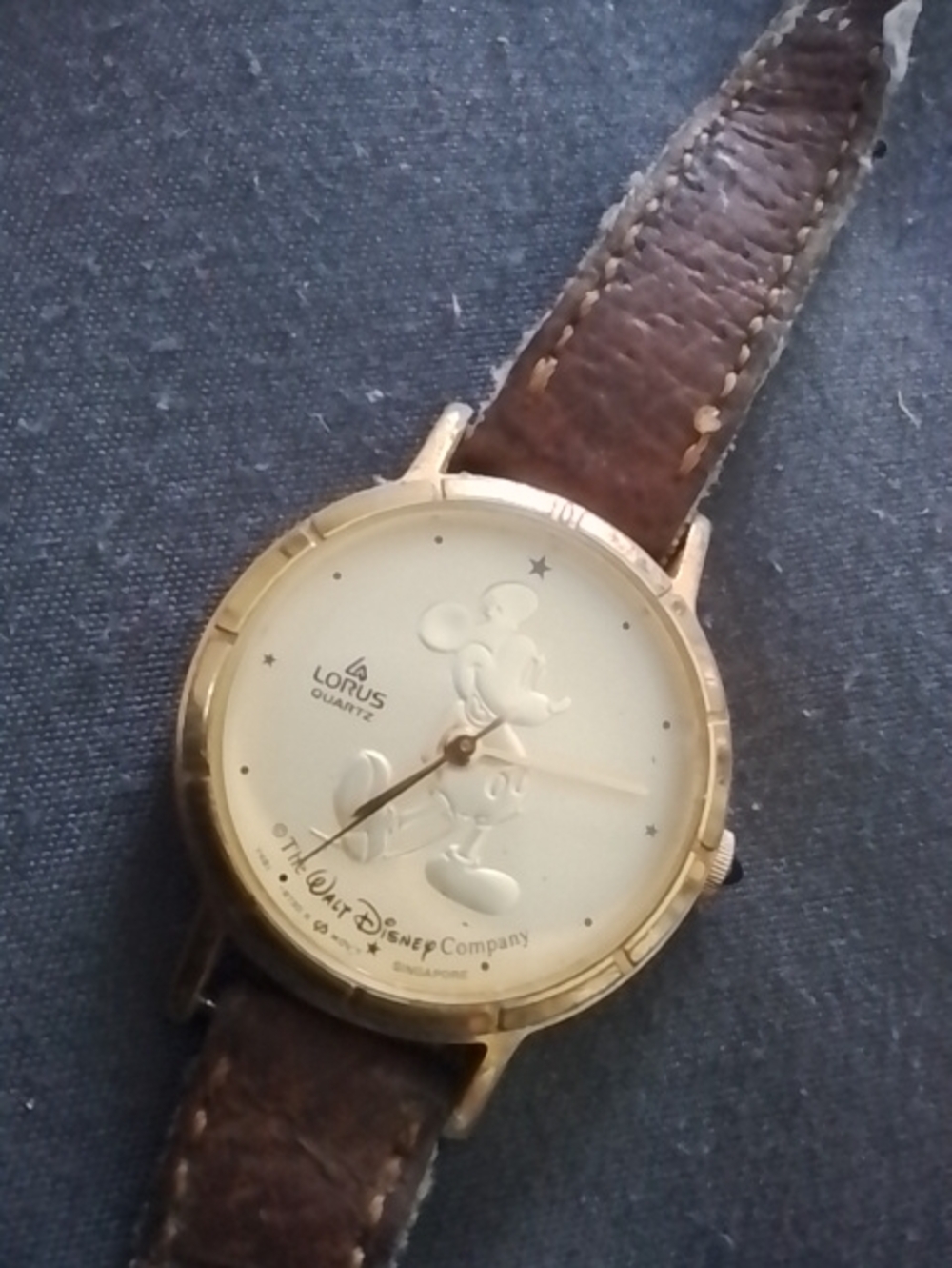 Lorus x The Walt Disney Company Mickey Mouse Gold-Tone Watch